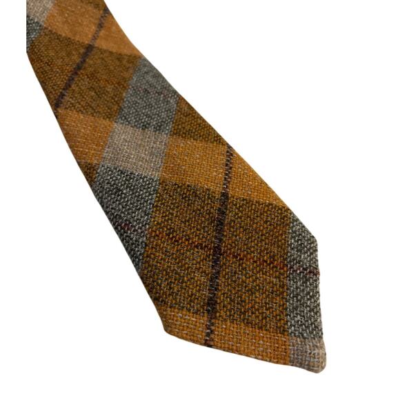 Vintage Hortex Irish Tweed Wool Tie Made in Ireland 53” Long - Picture 1 of 3